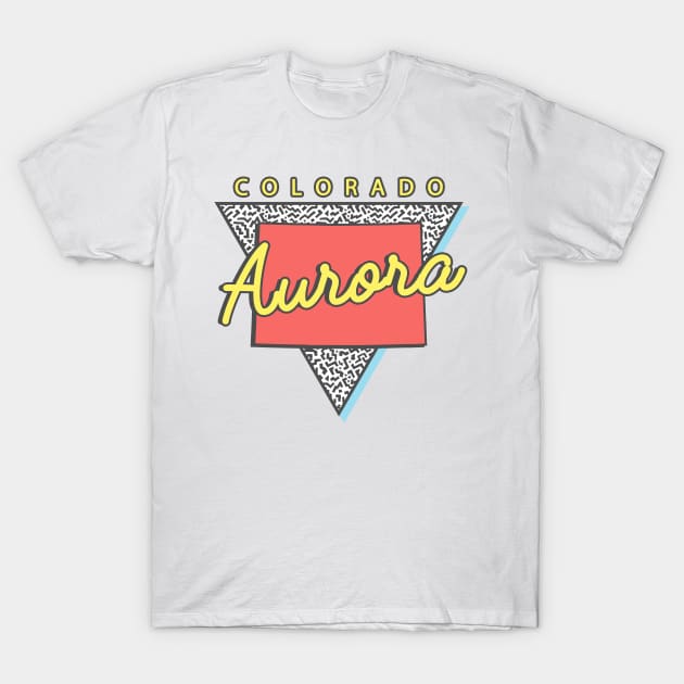 Aurora Colorado Triangle T-Shirt by manifest